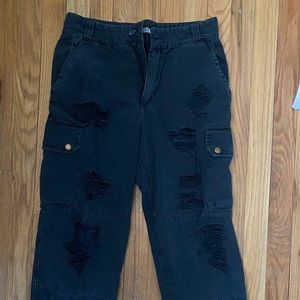 Carmar distressed joggers size 10